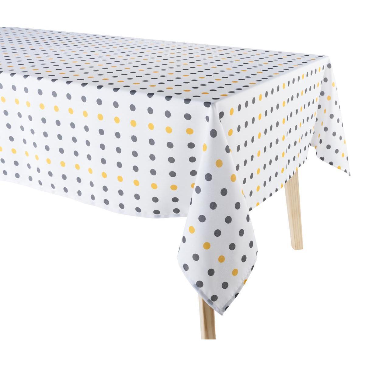 Nappe Graphique - 100 % polyester - 140 x 240 cm - Multicolore