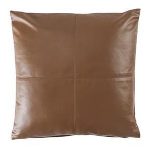 Coussin - 100 % polyester - 40 x 40 cm - Marron ou noir