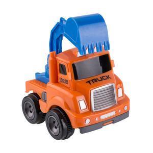 Camion de chantier - Plastique - 8,5 x 7 x 7,5 cm - Multicolore