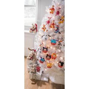Boules de Noël Mickey et Minnie - Polyester - Ø 7 x H 8 cm - Multicolore