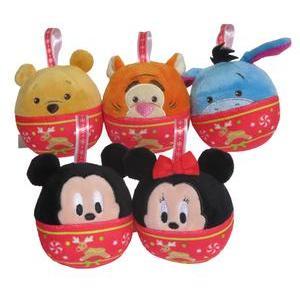 Boule de Noël Disney - Polyester - Ø 7 x H 8 cm - Différents modèles