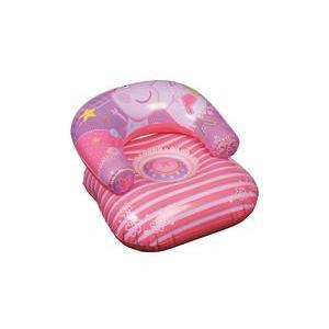Fauteuil gonflable Peppa Pig - PVC - 60 x 50 x H 38 cm - Multicolore