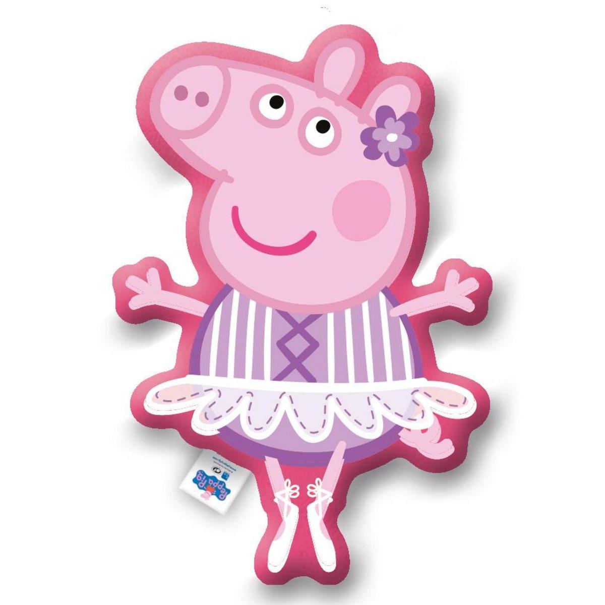 Coussin Peluche Peppa Pig - 100 Polyester - H 36 cm - Différents modèles