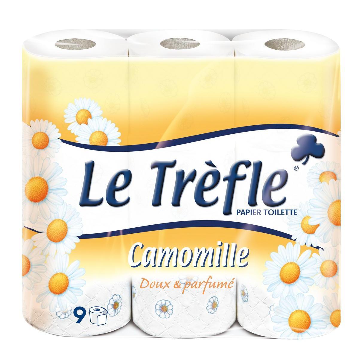 9 rouleaux de papier toilette Le Trèfle