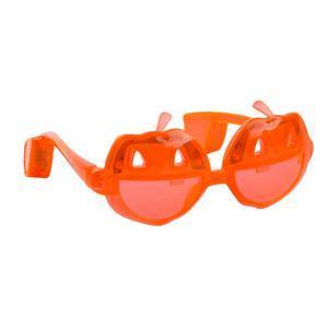 Lunettes citrouille - Polypropylène - 15 x H 7 cm - Orange