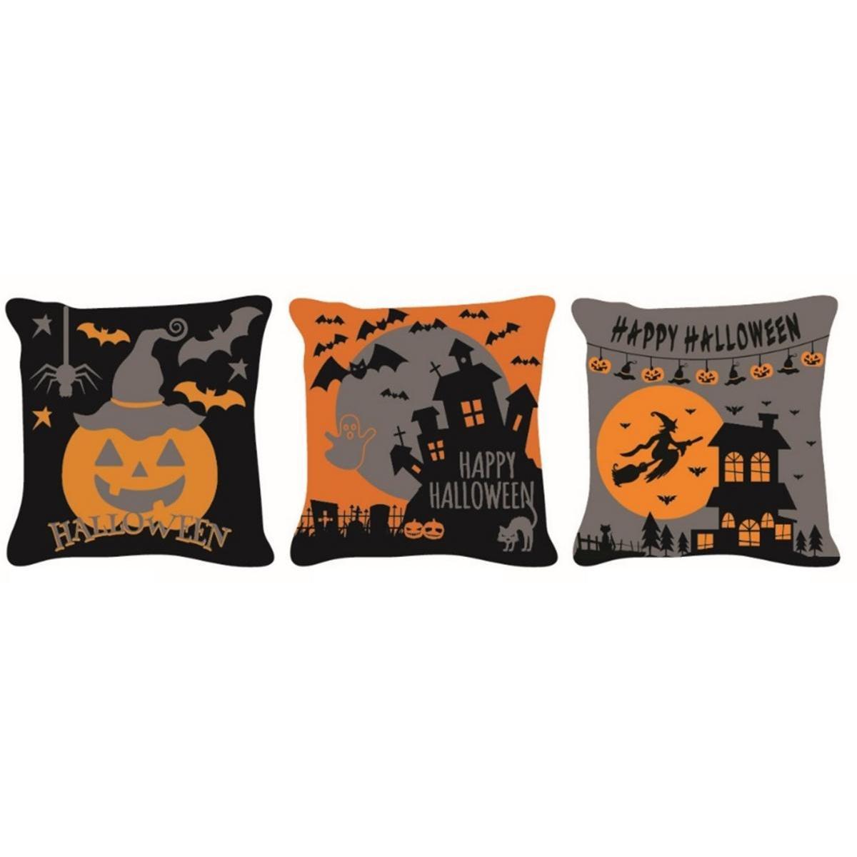 Coussin Halloween - 100 % Polyester - 40 x 40 cm - Différents modèles