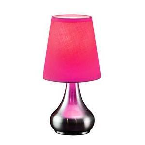 Lampe à poser Touch - Métal et polyester - Ø 13 x H 25 cm - Différents coloris
