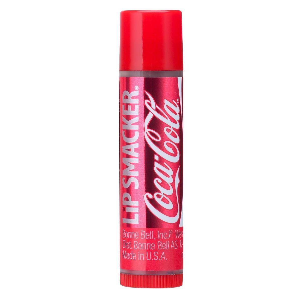 Baume à lèvres goût Coca - 6,7 x H 13,3 cm - Rouge