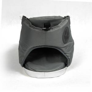 Niche basket pour chat - Polyester oxford - 54 x 26 x H 27 cm - Gris