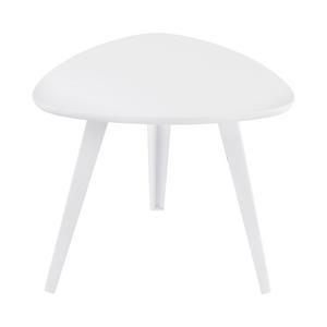 3 tables gigognes - MDF et métal - Gris et blanc