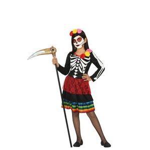 Déguisement Day of the Dead - 100 % Polyester - 3 à 12 ans - Multicolore