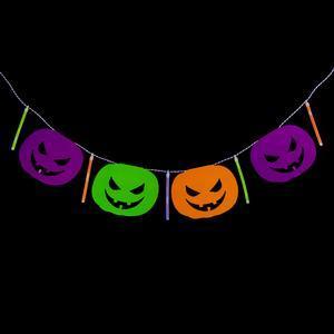 Guirlande luminescente Halloween - Plastique - 3 m Multicolore