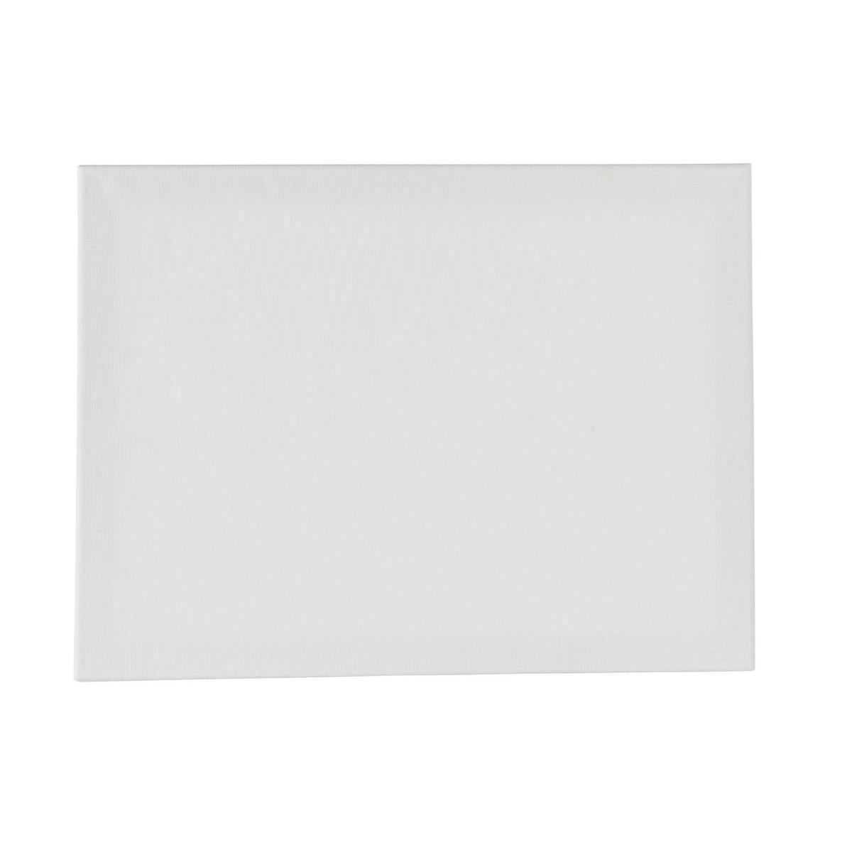 3 toiles à peindre - Coton - 30 x 40 cm - Blanc
