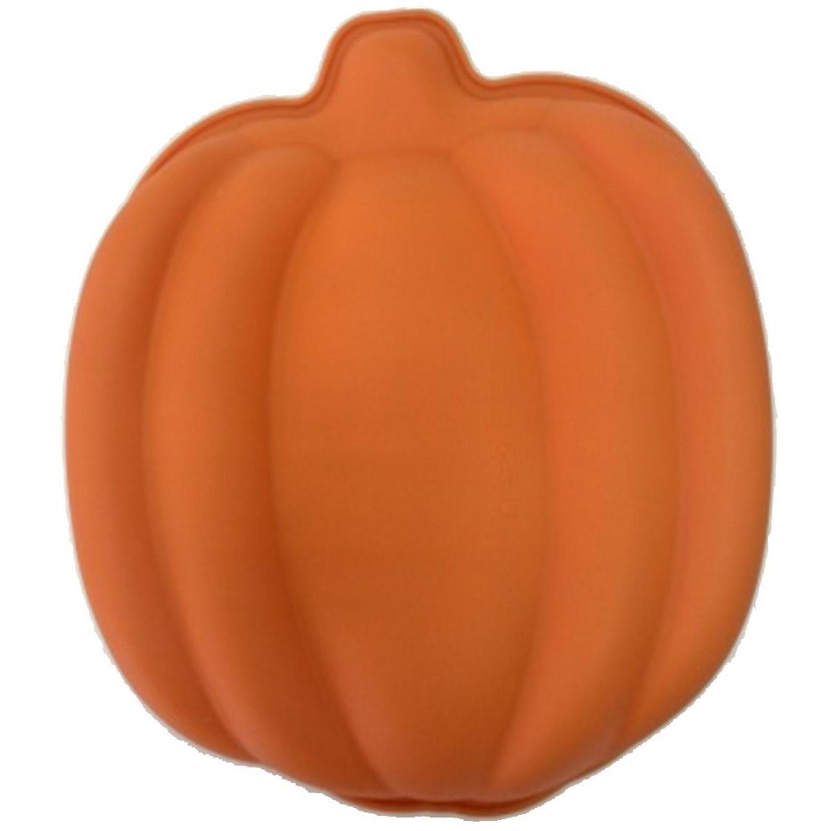 Moule citrouille d'Halloween - Silicone -  Ø 22 cm - Orange
