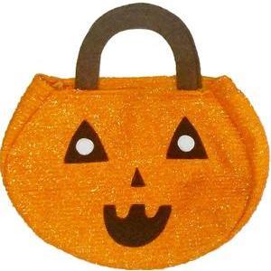 Sac à bonbons d'Halloween - 31 x 31 cm - Différents modèles - Violet, orange, noir, blanc