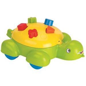 Tortue 1er âge - Plastique - 13,5 x 39 x H 25,5 cm - Multicolore