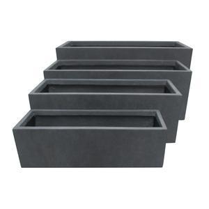 JARDINIERE ARGILEX4 GRIS PLOMB