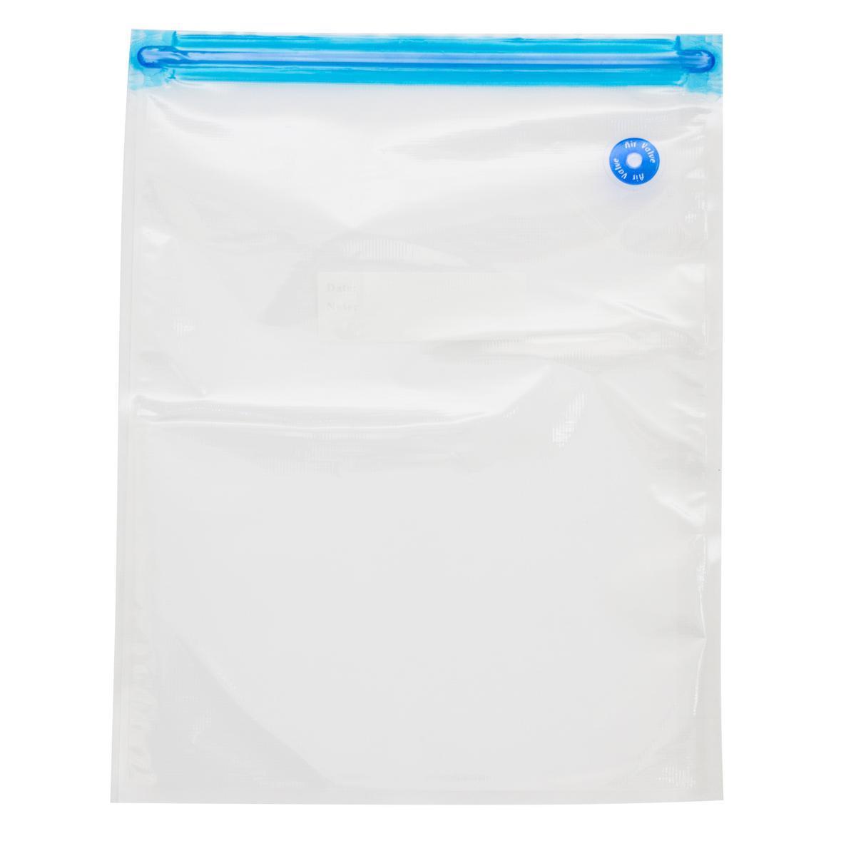 5 sacs de conservation sous-vide - Polyéthylène - XL - Transparent
