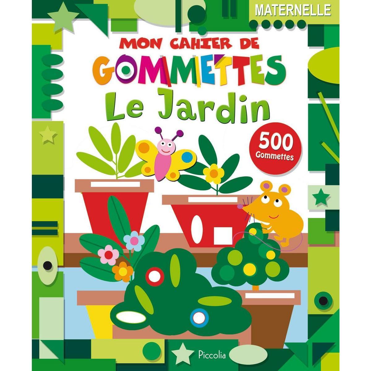 Cachier gommettes Le Jardin - 19,5 x 24 cm - Papier - Multicolore