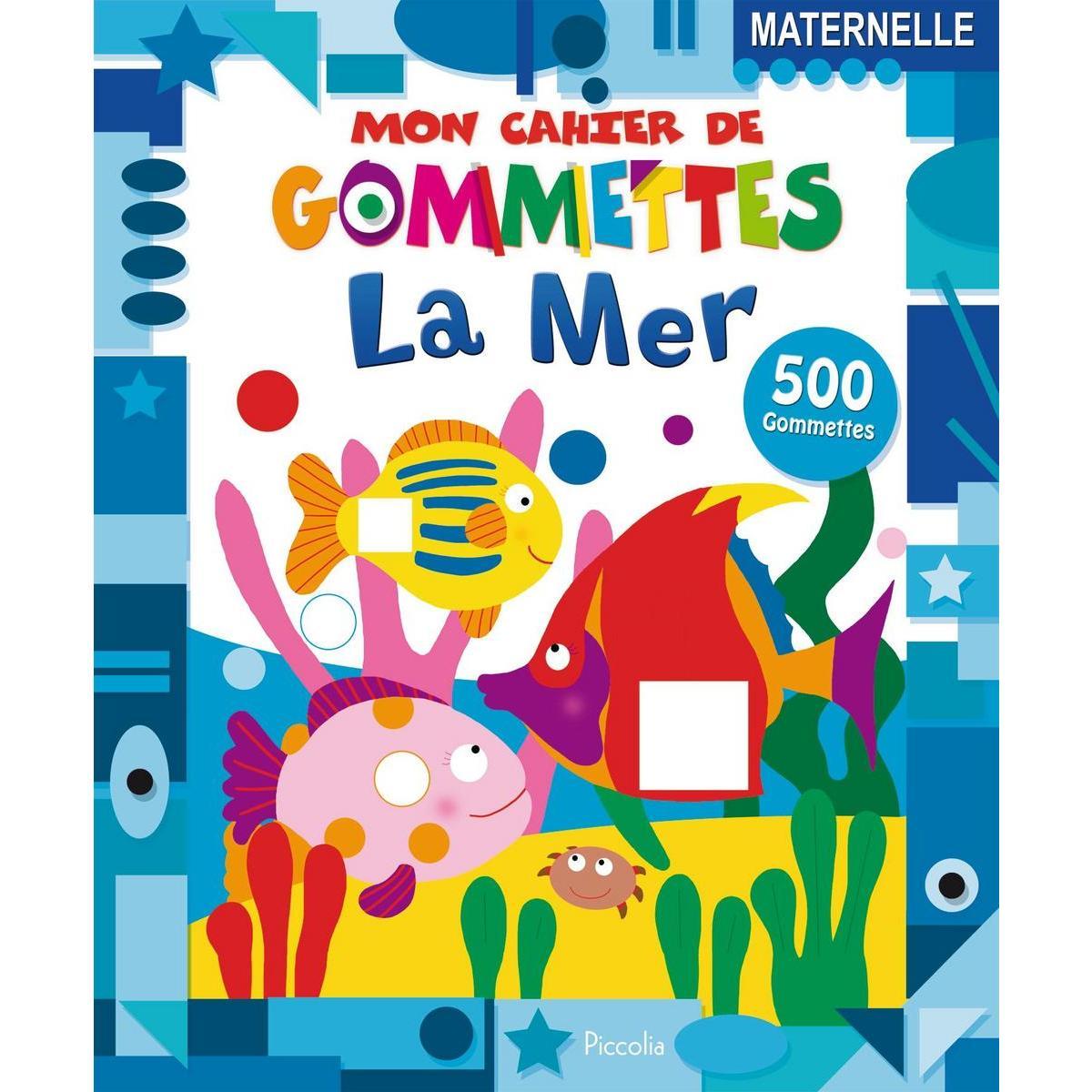 Cachier gommettes La Mer - 19,5 x 24 cm - Papier - Multicolore