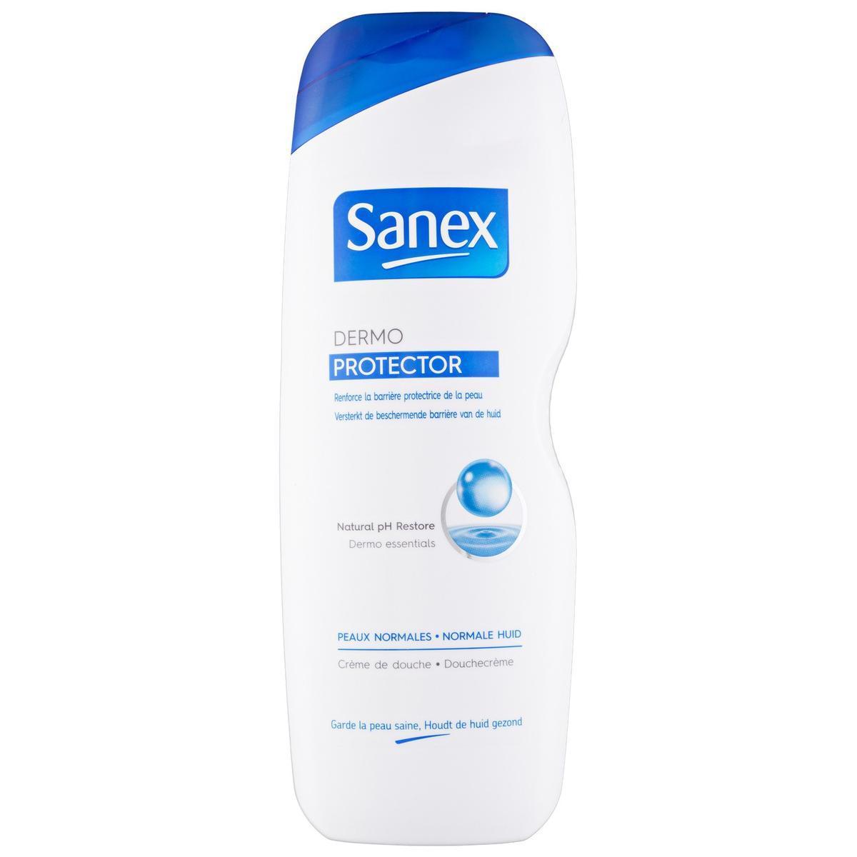 Gel douche Sanex dermo protection - 750 ml - Blanc