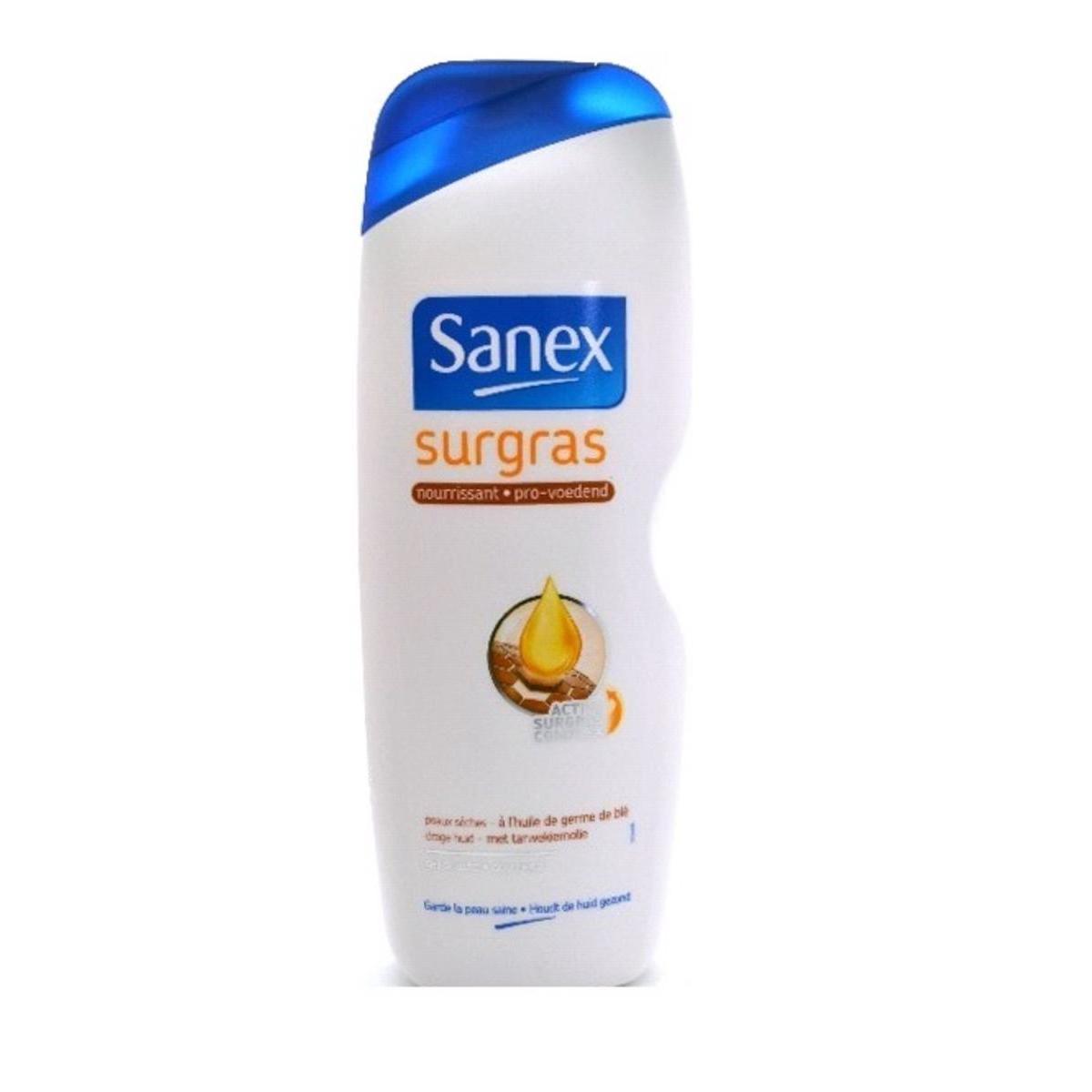 Gel douche surgras Sanex - 750 ml