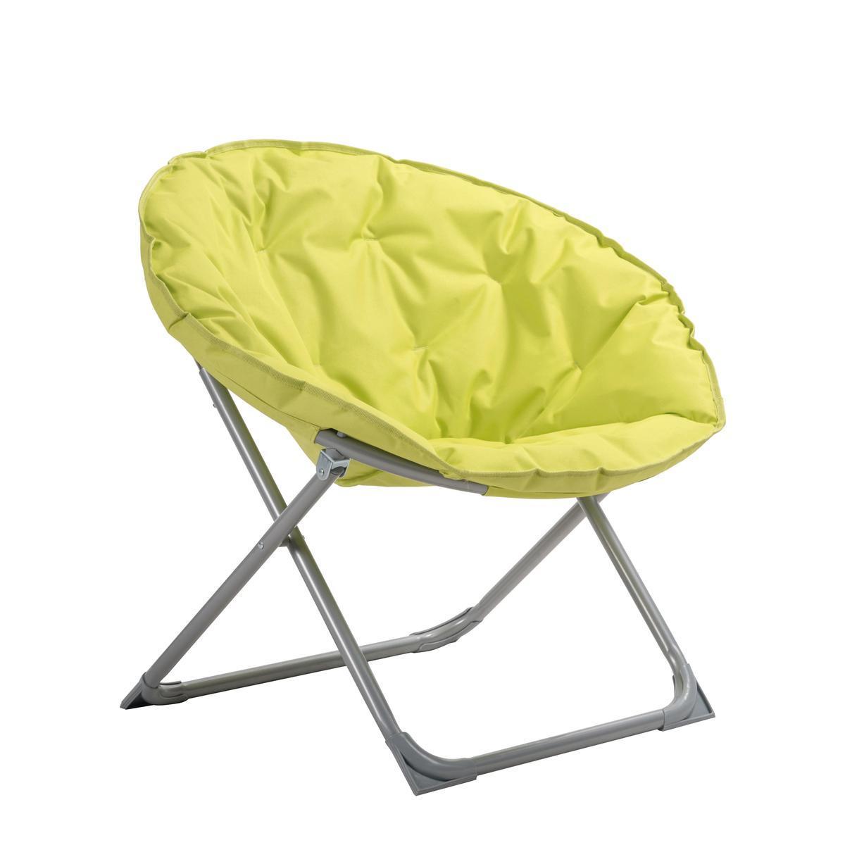 Fauteuil pliable Luna - 84 x H 78 x 71 cm - Différents modèles - Vert anis - MOOREA