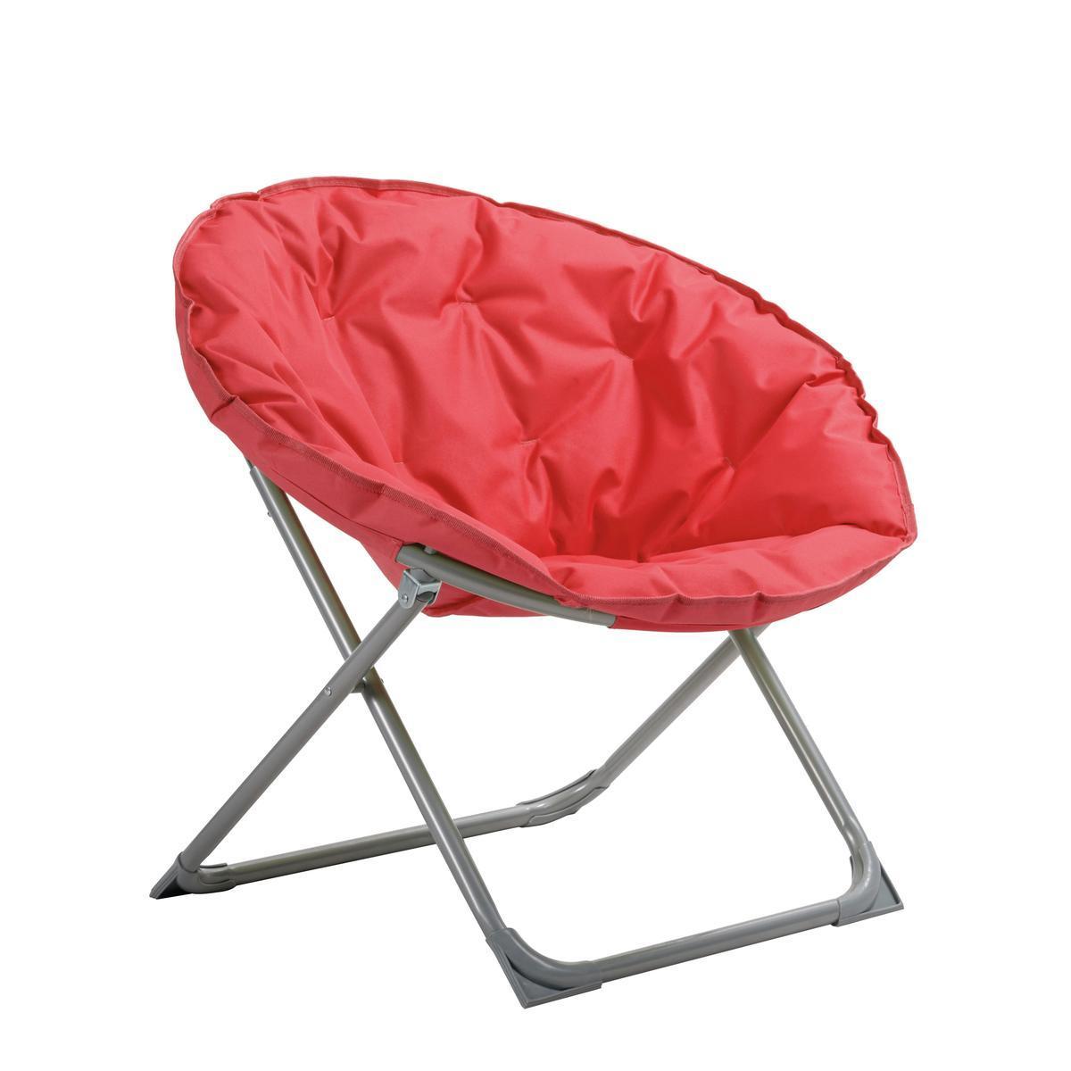 Fauteuil pliable Luna - 84 x H 78 x 71 cm - Rose fuchsia - MOOREA