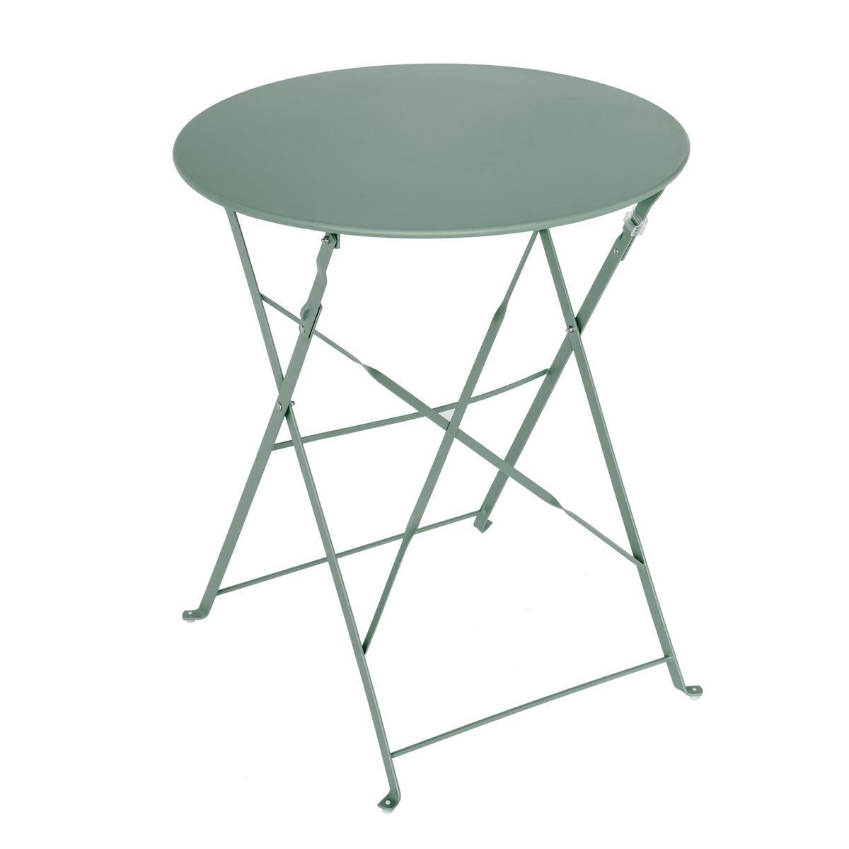 Table Diana ronde - Gris, vert