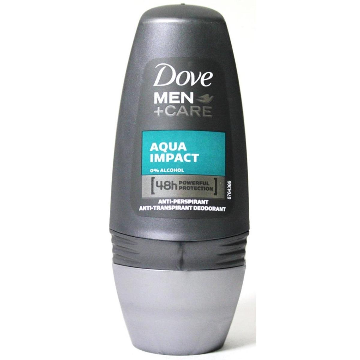 Déodorant roll-on parfum aqua impact - 50 ml - Gris