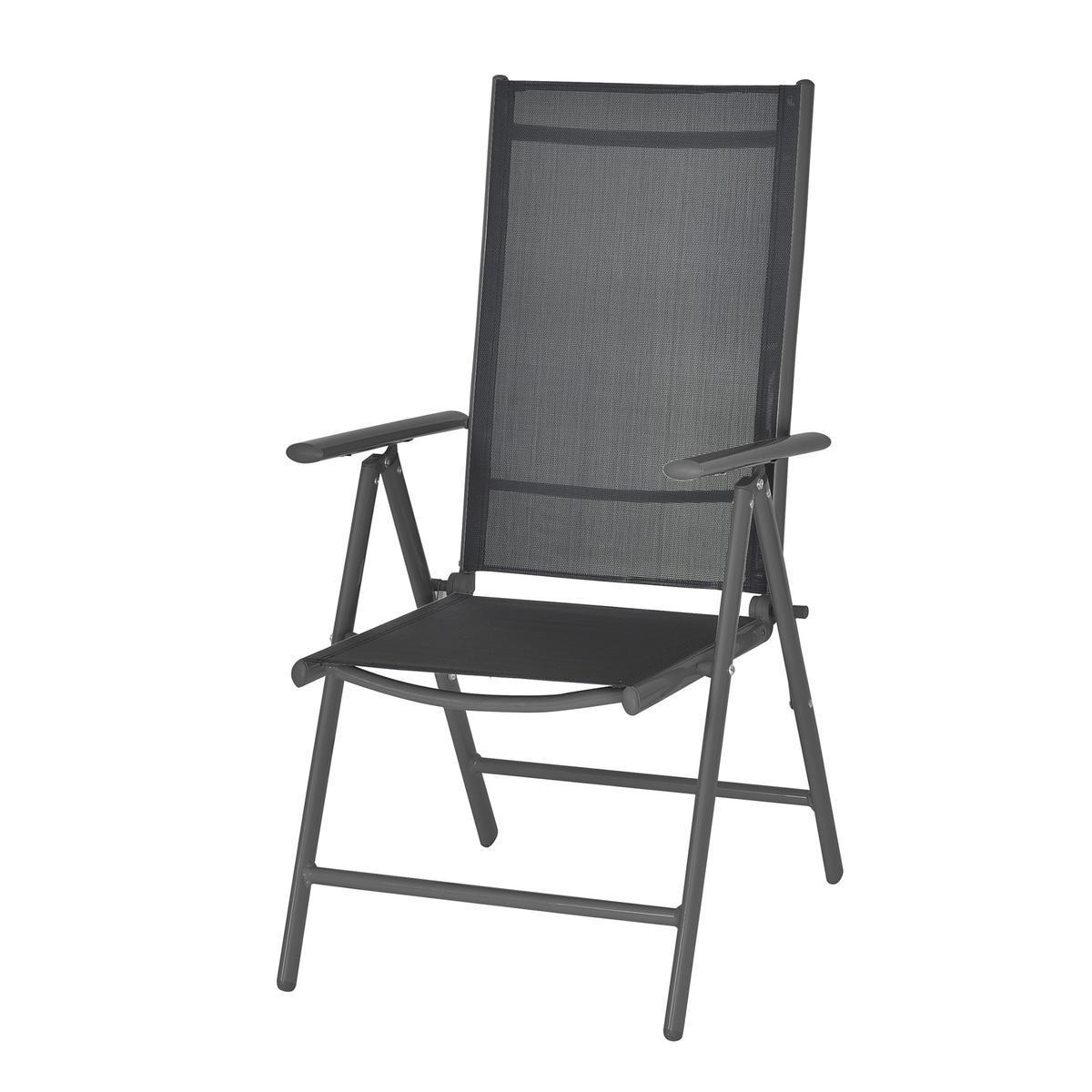 Fauteuil Bora - 56 x L 70 x H 107 cm - Gris anthracite