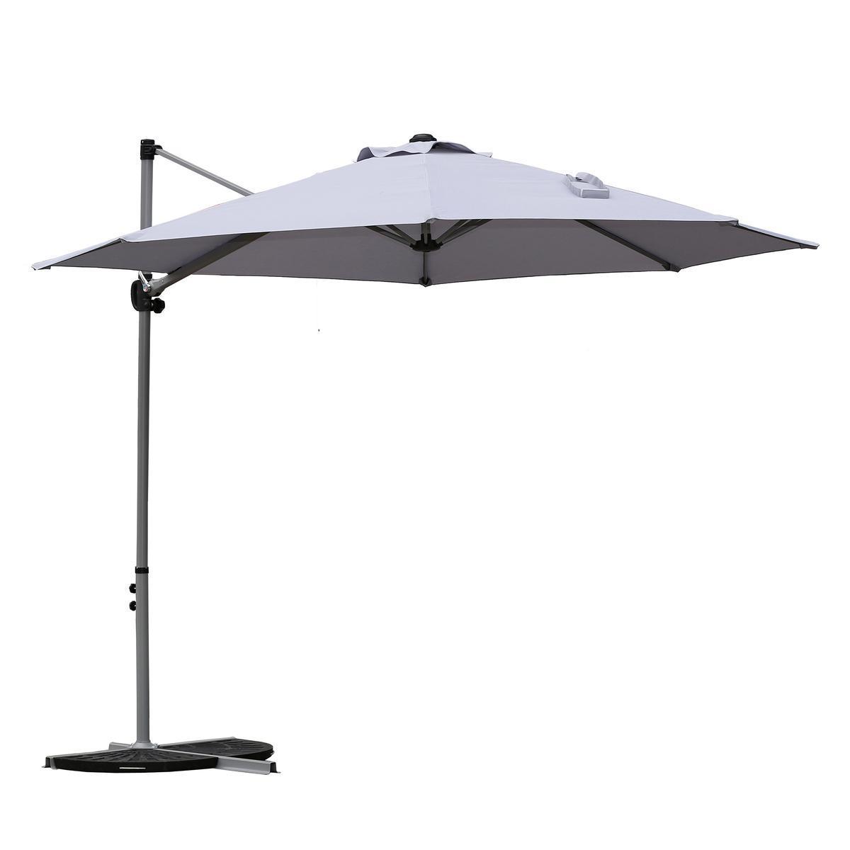 Parasol déporté Leïla - Ø 3m