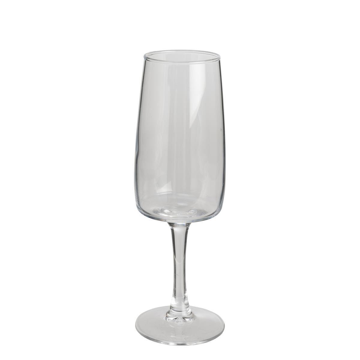 Flûte à champagne - Verre - 17 cl - Transparent