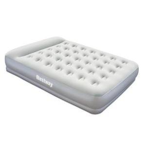 Matelas gonflable - PVC - 203 x 152 x H 38 cm - Blanc