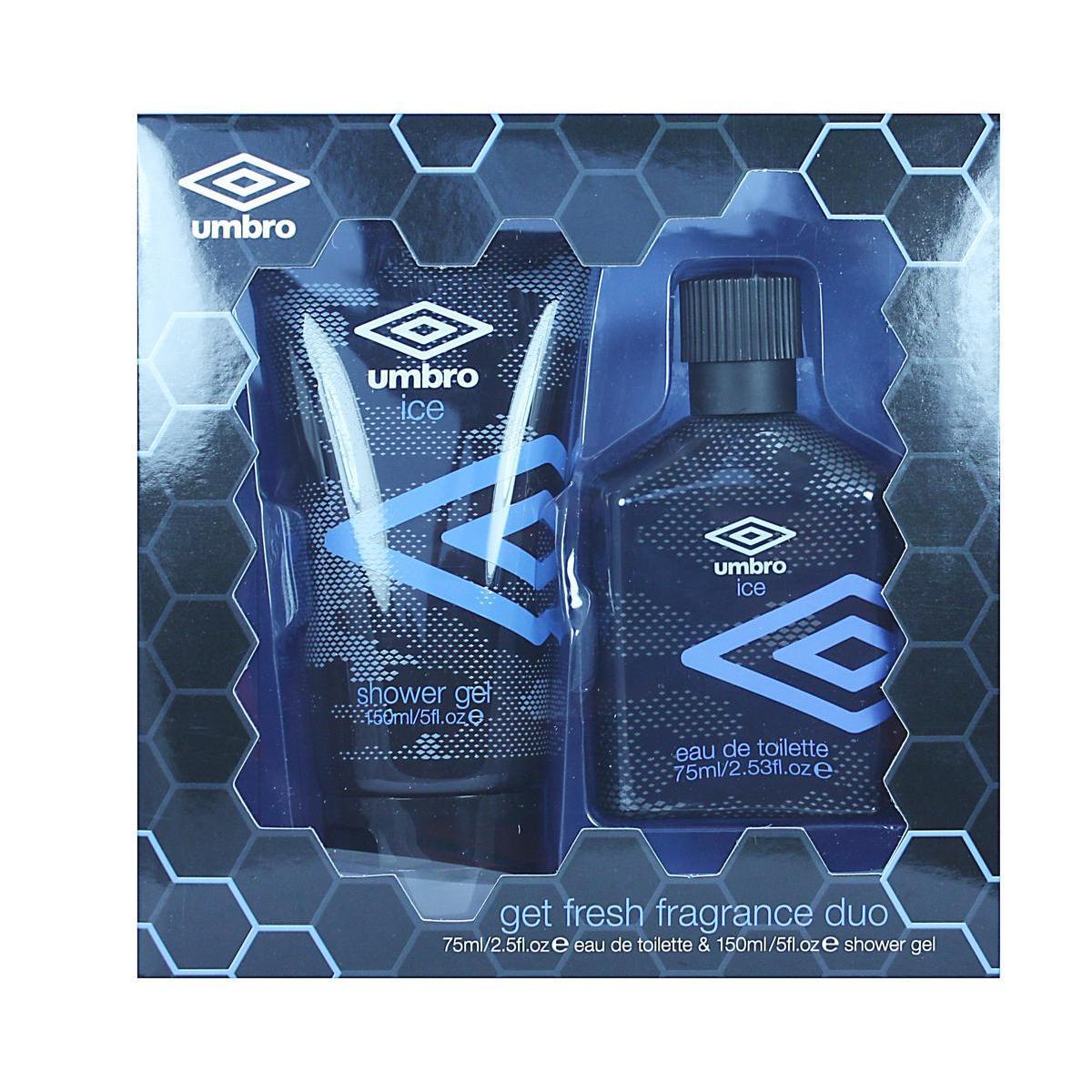 Coffret Umbro homme - Eau de toilette 75 ml + Gel douche 150 ml - Bleu