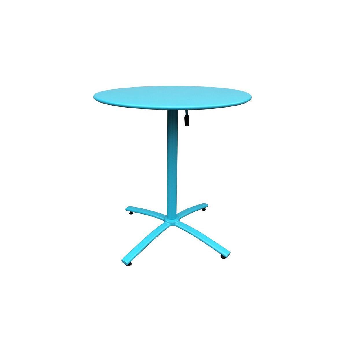 Table Léa en - Acier - Ø 70 x H 72 m