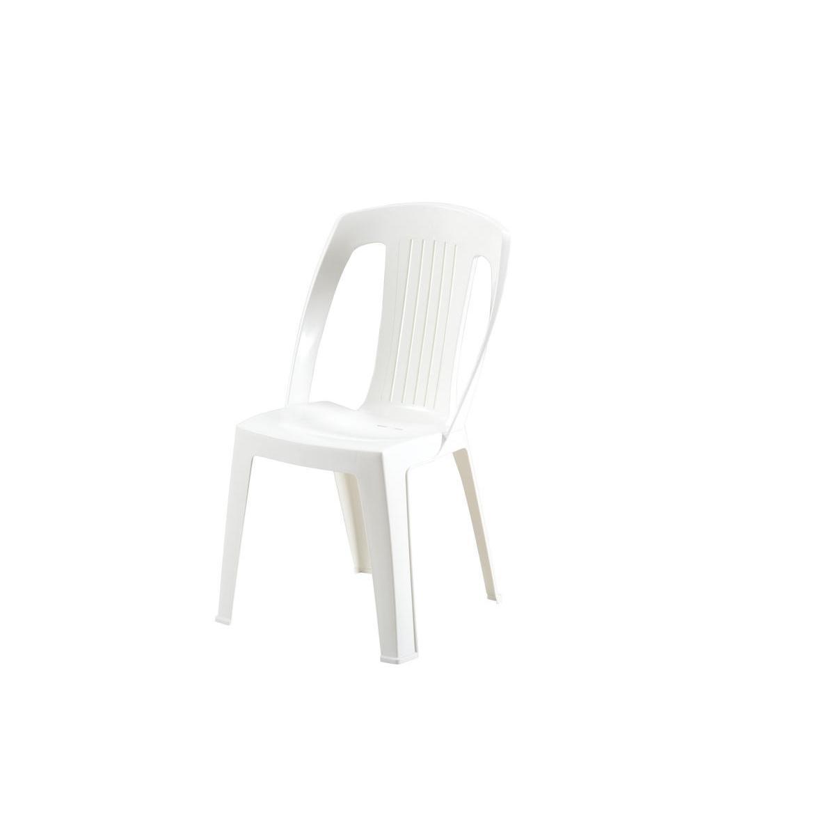 Chaise Flore - 53 x 53 x H 87 cm - Blanc