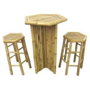 Table haute Bambou