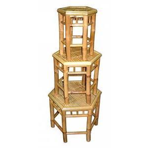 Table appoint Crusoe - 28 x 24 x H 32 cm - Beige - MOOREA