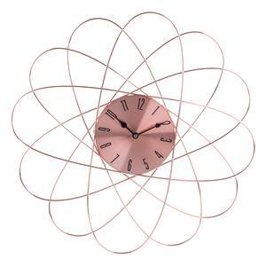 Horloge graphique - Fer - Ø 50 cm - Cuivre
