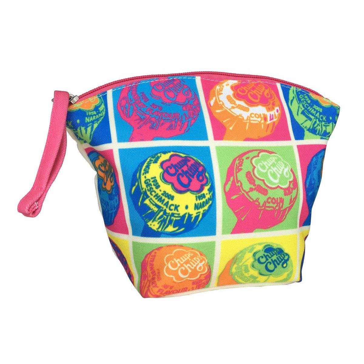 Trousse Chupa Chups - 100 % Polyester - 24 x 17,5 x H 9 cm - Multicolore