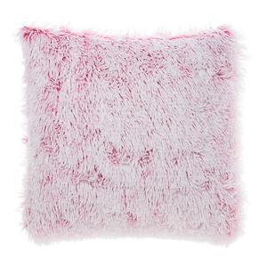 Coussin Shaggy - 40 x 40 cm - Rose