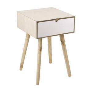 Chevet scandinave - 38 x 38 x H 53.5 cm