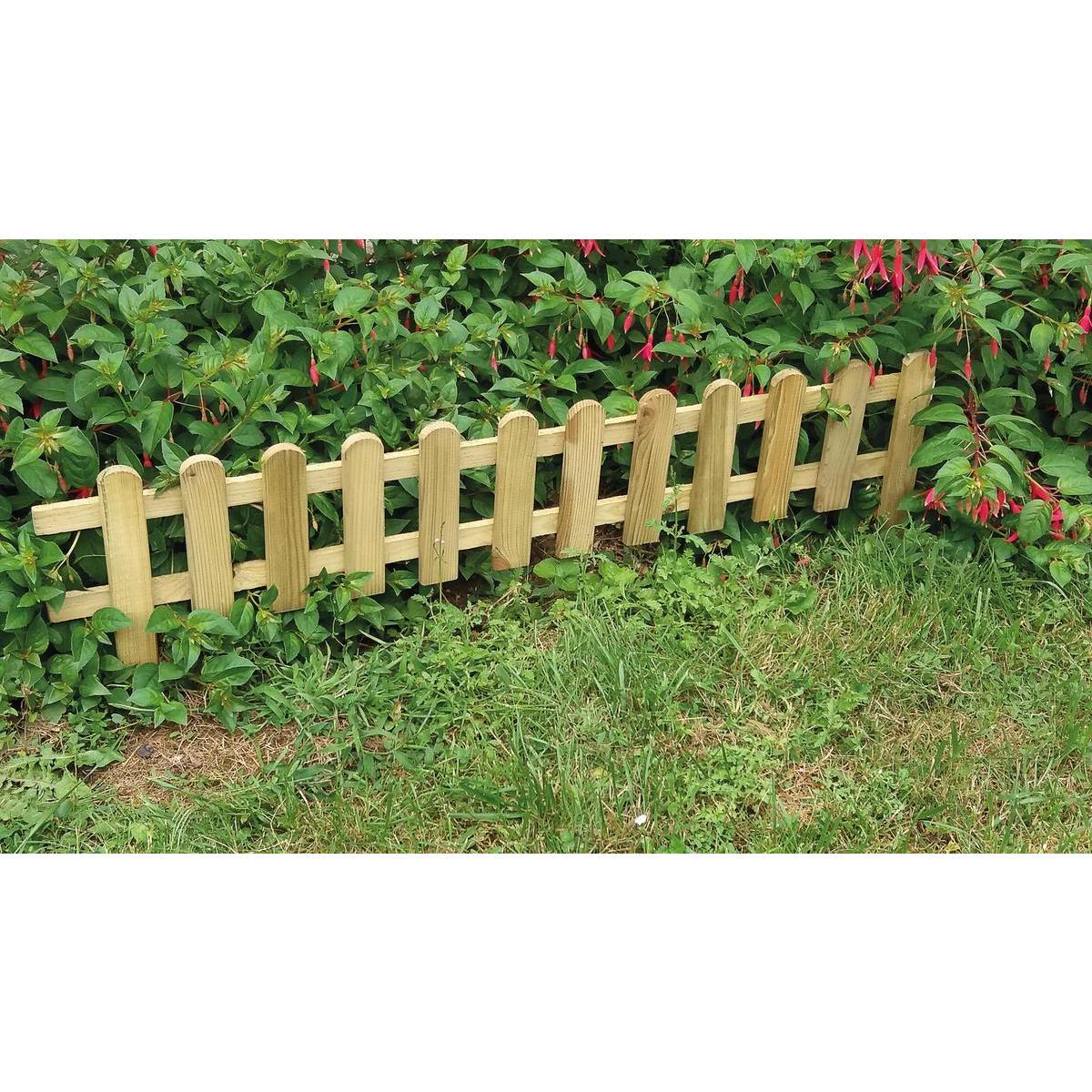 Bordure stackette en pin - 60 x H 40 cm