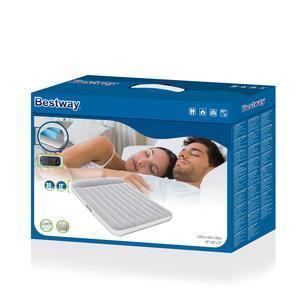 Matelas électrique gonflable 2 personnes - 203 x H 30 x 152 cm - Noir - BESTWAY