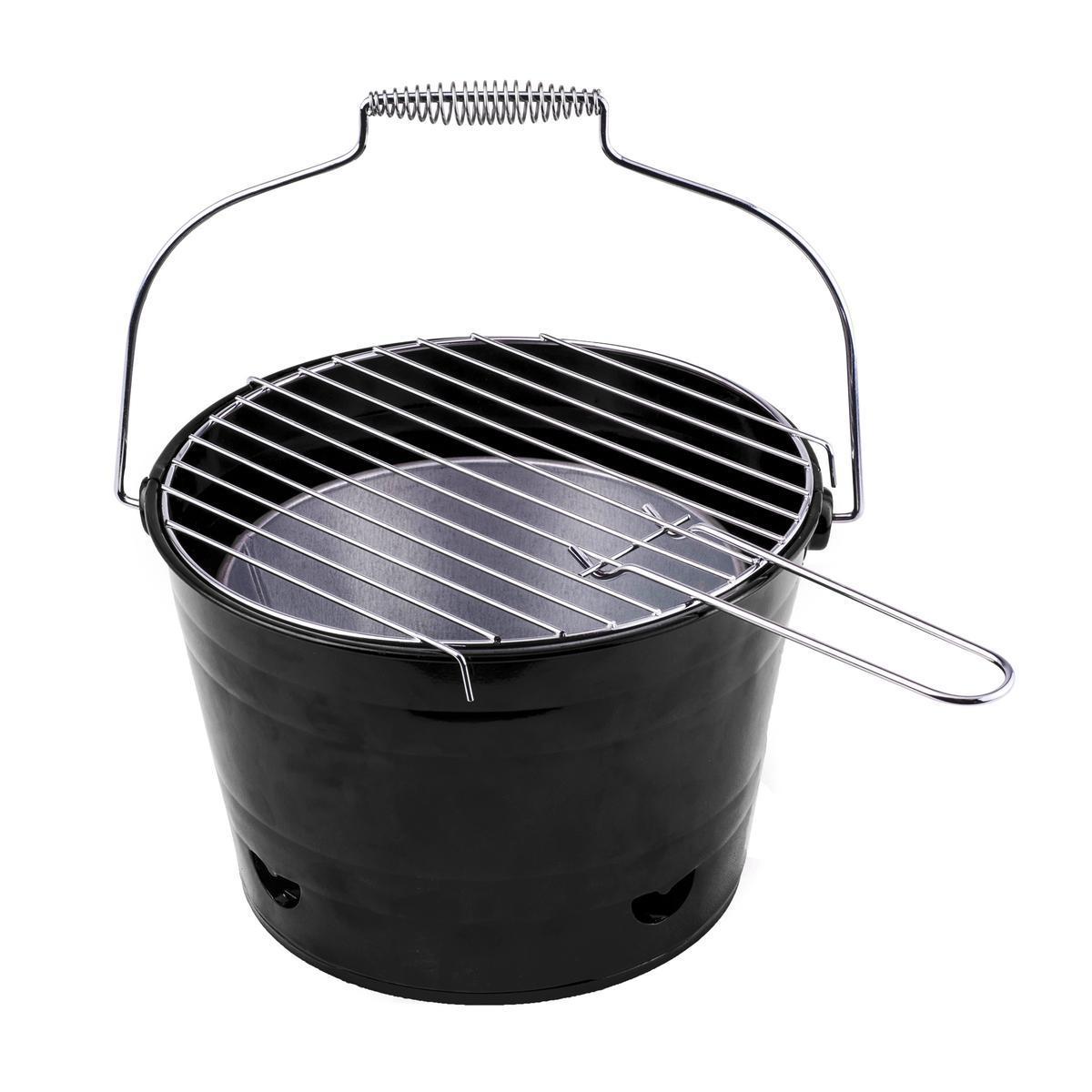 Barbecue de camping Waco - ø 27 x H 23 - Différents modèles - Noir