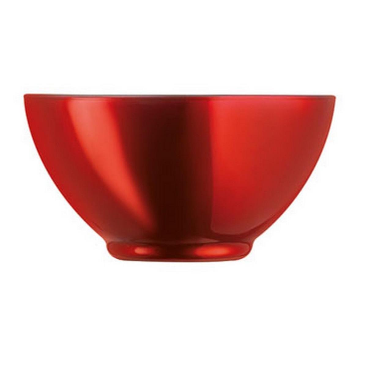 Bol - Verre - 50 cl - Rouge métallisé