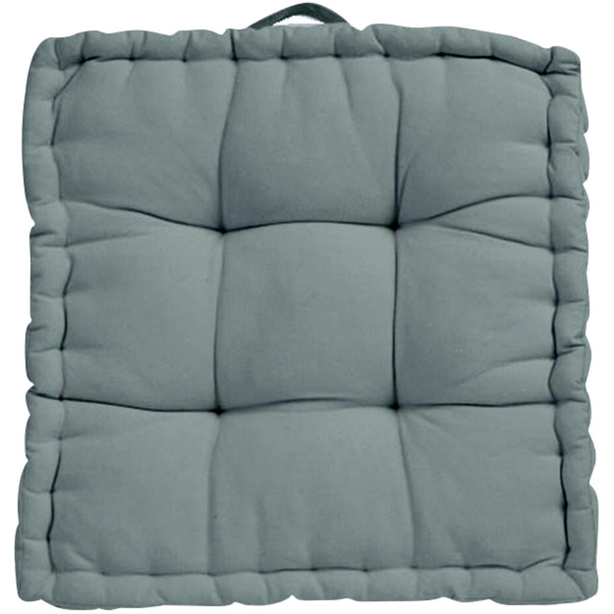 Coussin de sol - 50 x L 50 x H 10 - Gris - K.KOON