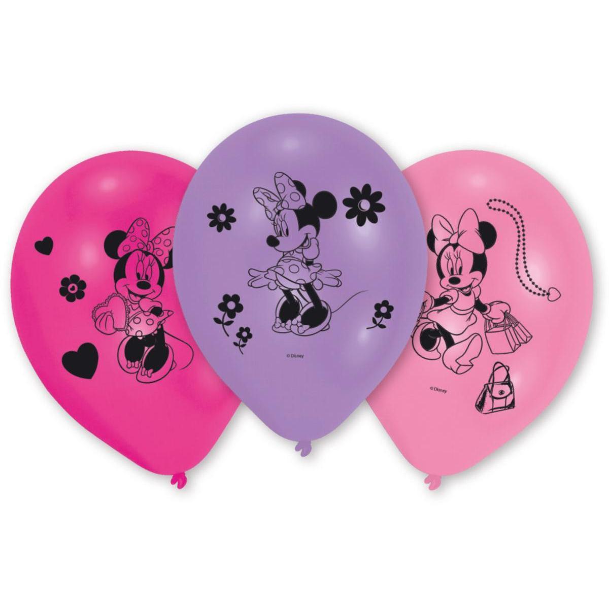 10 ballons Minnie
