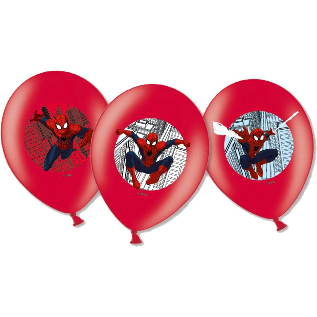 6 ballons Spider-man